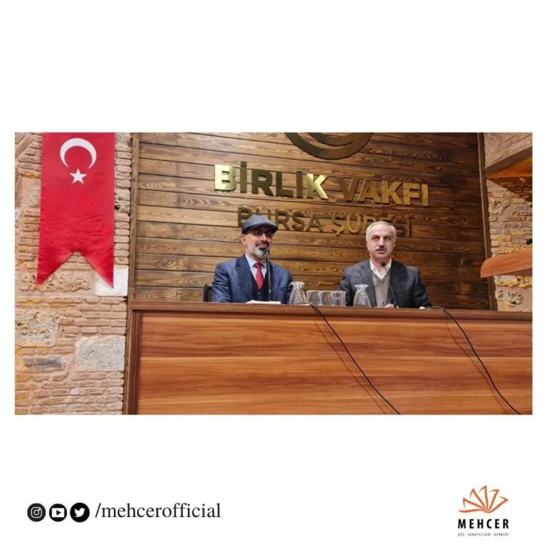 Birlik Vakfı Bursa Şubesi’nde Mehcer sunumu